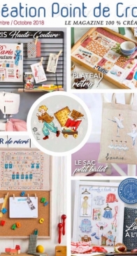 Création Points de Croix N°72 - Sept /Oct 2018 - French