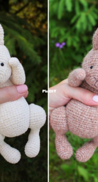 Kind Toys Patterns - Olya Joy - Olga Radost -  Rabbit and kitten - English Translated