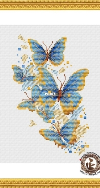 Paradise Stitch - Waltz of the butterflies by Olga Lankevich SAGA