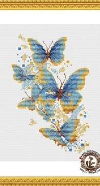 Paradise Stitch - Waltz of the butterflies by Olga Lankevich SAGA