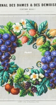 Vintage Fruits Wreath