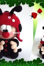 Sanis-Fitzereien - Sandra Schlehahn - Gnome Ladybug - Russian