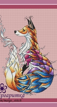 Rainbow Fox by Margarita Shelikhova