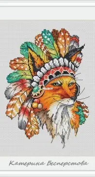 Fox Spirit Animal by Katerina Besperstova SAGA
