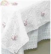Annies Attic -  American Thread Company - Aloha Rose Bedspread