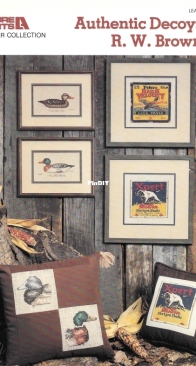 Leisure Arts Designer Collection - Leaflet 904 - Authentic Decoys by R. W. Brownlee