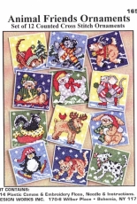 Design Works - 1656 - Animal Friends Ornaments - Plastic Canvas