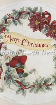 HAED - HAEKLS 12978 - Merry Christmas Wreath by Kay Lamb Shannon