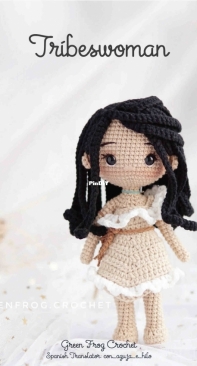 Green Frog Crochet - Thuy Anh - Đặng Thùy Anh  Pocahontas - French