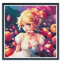 DarkXStitch - Peaches Anime by Nadia Andrews - Free