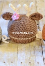 The Hat and I - Marken - Forest Friends Hat - Raccoon Deer Fox