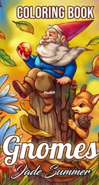 Gnomes Coloring Book - Jade Summer