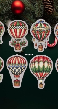 XFree Stitch - Christmas balloons