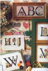 Needleworkers ABC by Jeremiah Junction from Cross Country Stitching Special Issue Spring 1998 PCS