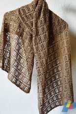 Chaukor Shawl,The Second by Sandhya S. /Swatch Love-Free