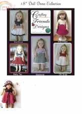 Crafting Friends Designs -  18 in Doll Dress Collection