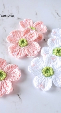 Golden Lucy Crafts - Olena J - Dogwood Flower - Free