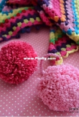 Magic with Hook and Needles - Vendula Maderska - Colorful Scarf