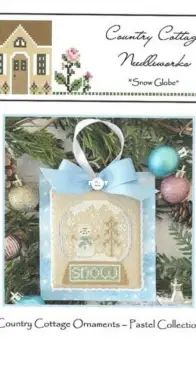 Country Cottage Needleworks - Pastel Collection - 4 of 12 - Snow Globe
