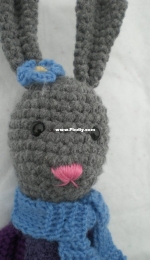 Rachel Borello - Amigurumi Rabbit in a dress - Free