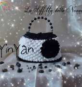 Black and white bag