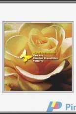 I Love CrossStitch ILCS AST-004 - Yellow Rose