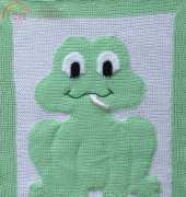 Rainbow Valley - Helen Free -  Frog 3D baby blanket