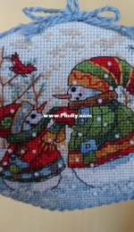 Dimensions Playful Snowmen Ornaments 2
