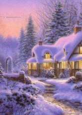 Laura Stitch - Winter Cottage