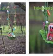 Heikes Haekelzoo - Spring beetle mobile - German