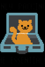Daily Cross Stitch - Only Packing the Essentials