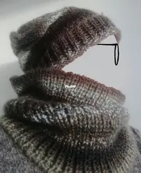 Hat and snood from Phildar