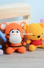 Winnie the Pooh and his friends Tigger Piglet Eeyore