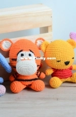Winnie the Pooh and his friends Tigger Piglet Eeyore