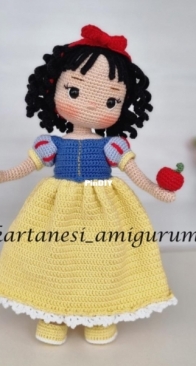 Kartanesi Amigurumi - Çiğdem Erdoğan - Princess Snow White