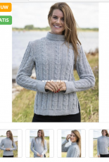 Hobbii-Mayflower 1758-ladys Sweater with Pattern and Splits-Dutch-Free.