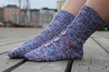 Lucky Fox Knits - Valya Boutenko - Open Cable Socks