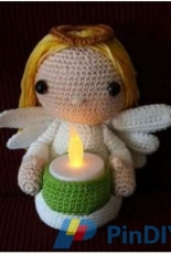 Christel Krukkert -  Angel with Candle