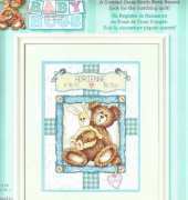 Dimensions 73127 Bunny n Bear Birth Record