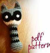 Ham and Eggs - Heather Jarmusz - Raucous Raccoon Baby Rattle