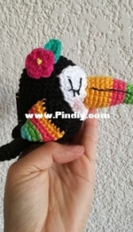 More mia crochet - Khani the toucan - Khani la tucan -  Spanish - Free