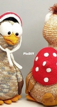 Wunderlichs Kreativchaos - Janine Wunderlich - Ed and Fred The Crazy Birds - Ed en Fred De gekke vogels - Dutch