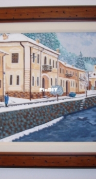 Painting  with acrylics