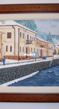 Painting  with acrylics