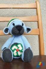 A teddy bear for good luck