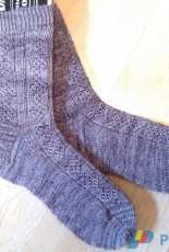 Danger Zone Socks by Denise Bein Kroll/ Purple Pansy Designs-Free