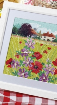 Summer Sanctuary - Summer Cottage by Lesley Teare from Cross Stitch Gold 120