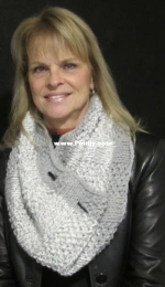 KISS Cowl Simply Grey by Mary-Ann Lammers