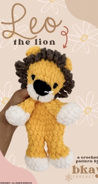 Bkay Crochet co - Brandi Martin - Leo the Lion