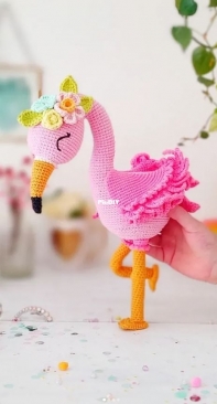 Le Pompon - Ana Vicky Espiñeira - Pink Flamingo -  Flamenco Rosa - Spanish
